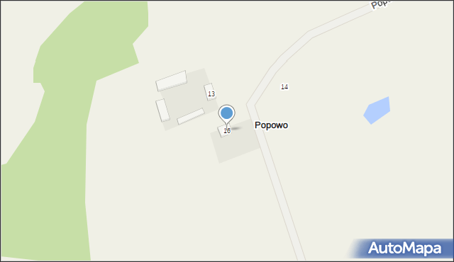 Popowo, Popowo, 16, mapa Popowo