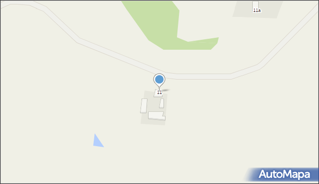 Popowo Salęckie, Popowo Salęckie, 11, mapa Popowo Salęckie