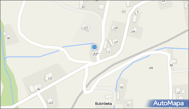 Porąbka, Porąbka, 103, mapa Porąbka