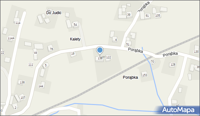 Porąbka, Porąbka, 138, mapa Porąbka