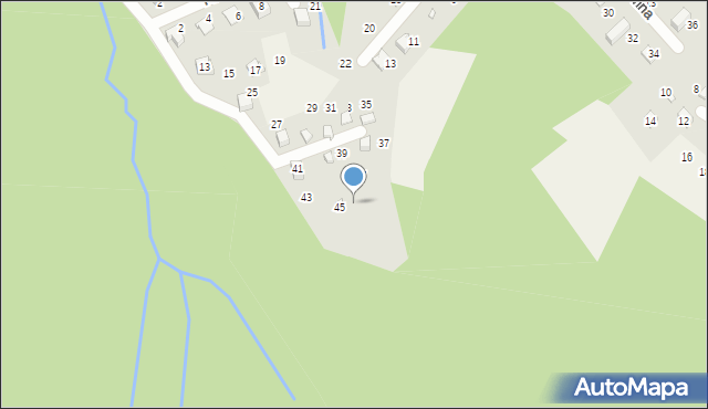 Porąbka, Poziomkowa, 49, mapa Porąbka