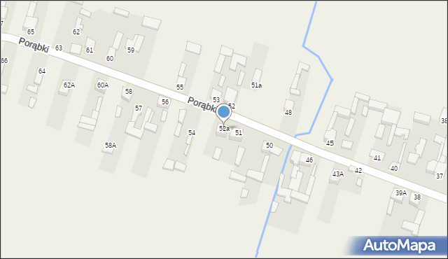 Porąbki, Porąbki, 52a, mapa Porąbki