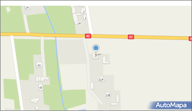 Porąbki, Porąbki, 20, mapa Porąbki