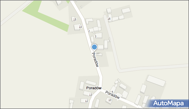 Poradów, Poradów, 4, mapa Poradów