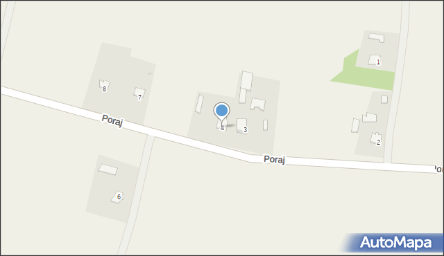 Poraj, Poraj, 4, mapa Poraj