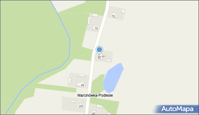 Poraj, Poraj, 50, mapa Poraj