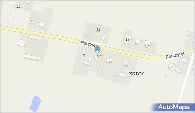 Porczyny, Porczyny, 2a, mapa Porczyny