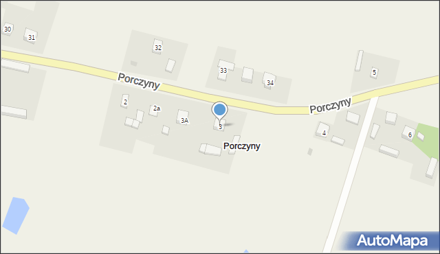 Porczyny, Porczyny, 3, mapa Porczyny