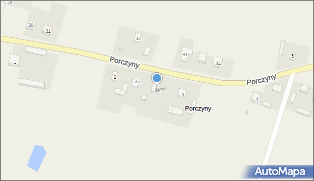 Porczyny, Porczyny, 3A, mapa Porczyny