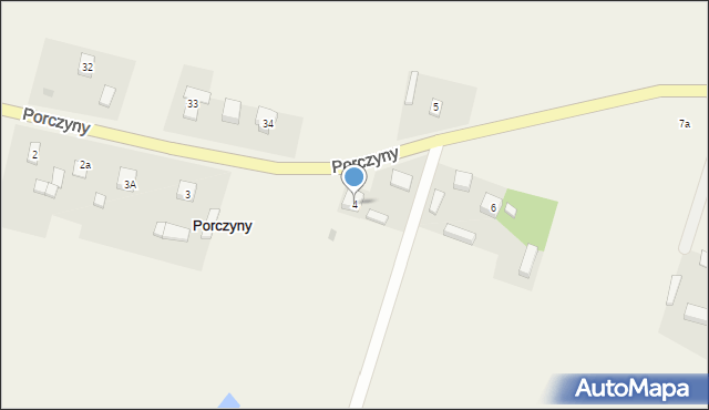 Porczyny, Porczyny, 4, mapa Porczyny