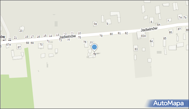 Poręba, Poręba, 78, mapa Poręba