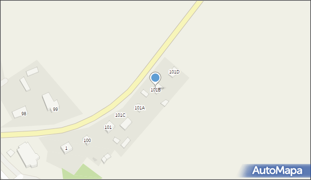 Poręba-Kocęby, Poręba-Kocęby, 101B, mapa Poręba-Kocęby