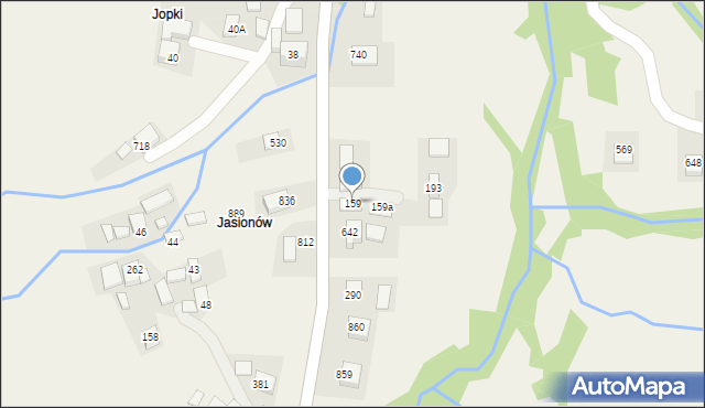 Poręba Wielka, Poręba Wielka, 159, mapa Poręba Wielka