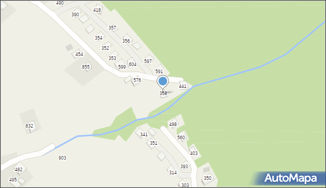 Poręba Wielka, Poręba Wielka, 358, mapa Poręba Wielka