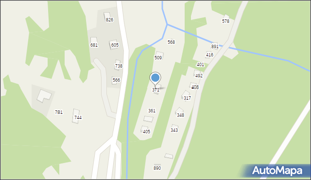 Poręba Wielka, Poręba Wielka, 371, mapa Poręba Wielka