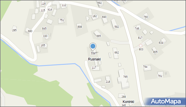 Poręba Wielka, Poręba Wielka, 534, mapa Poręba Wielka