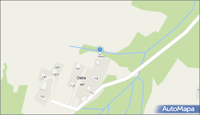 Poręba Wielka, Poręba Wielka, 777, mapa Poręba Wielka