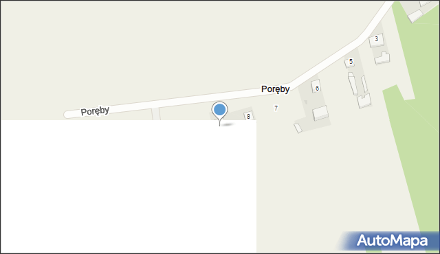 Poręby, Poręby, 9, mapa Poręby