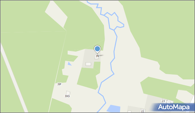 Poręby Stare, Poręby Stare, 39, mapa Poręby Stare