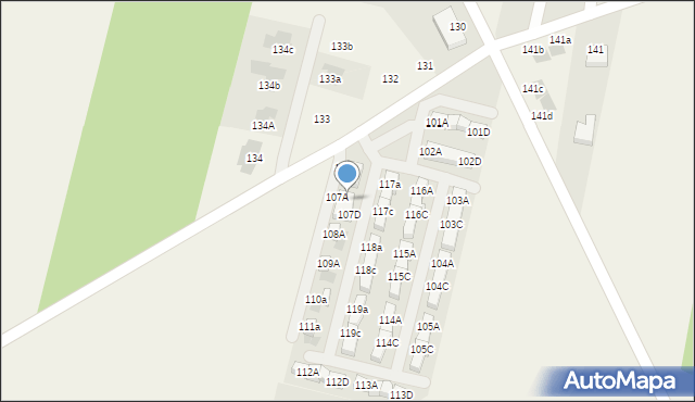 Porosiuki, Porosiuki, 107C, mapa Porosiuki