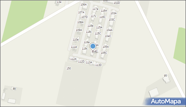 Porosiuki, Porosiuki, 114D, mapa Porosiuki