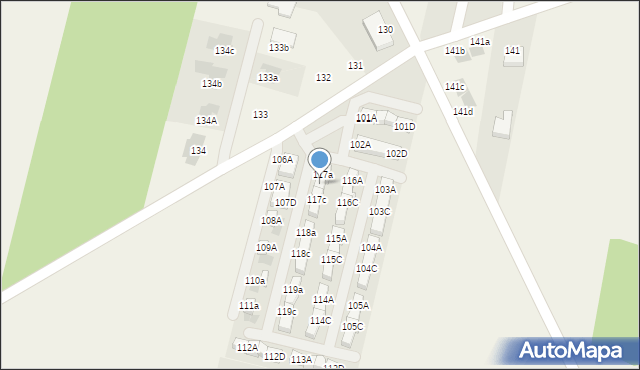 Porosiuki, Porosiuki, 117b, mapa Porosiuki