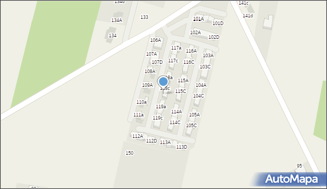 Porosiuki, Porosiuki, 118d, mapa Porosiuki