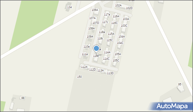 Porosiuki, Porosiuki, 119c, mapa Porosiuki