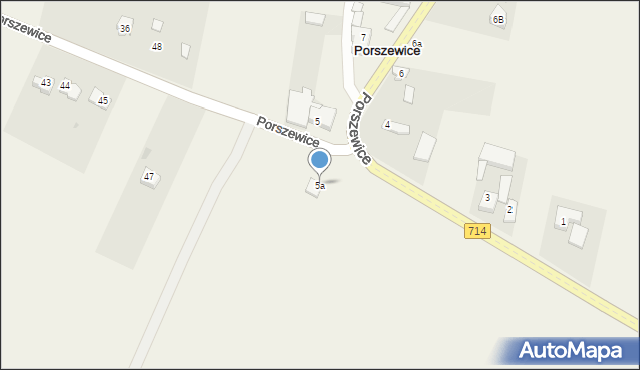 Porszewice, Porszewice, 5a, mapa Porszewice