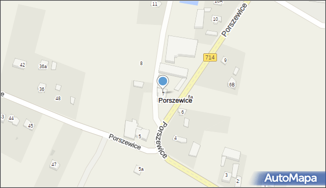 Porszewice, Porszewice, 7, mapa Porszewice
