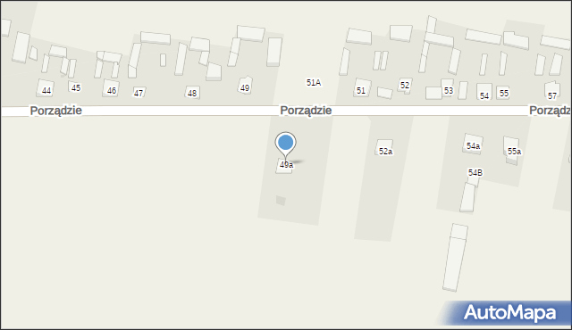 Porządzie, Porządzie, 49a, mapa Porządzie