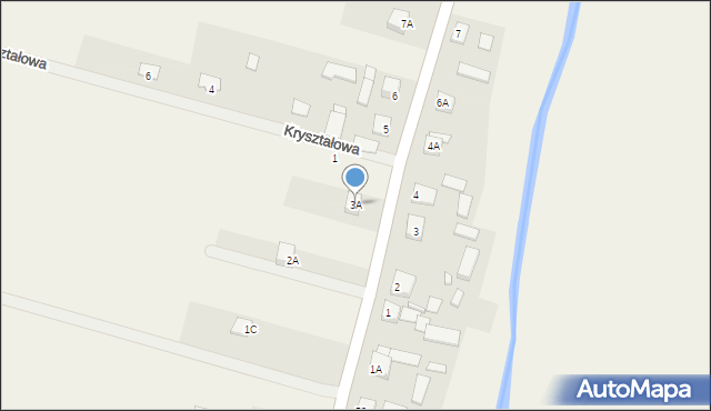 Porzecze, Porzecze, 3A, mapa Porzecze