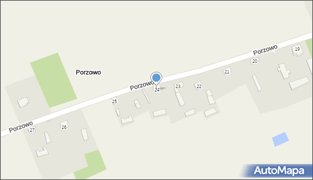 Porzowo, Porzowo, 24, mapa Porzowo