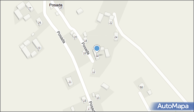 Posada, Posada, 14, mapa Posada