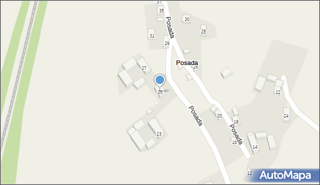 Posada, Posada, 25, mapa Posada