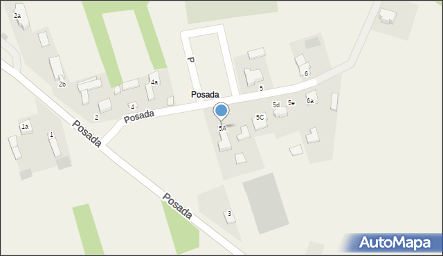 Posada, Posada, 5A, mapa Posada
