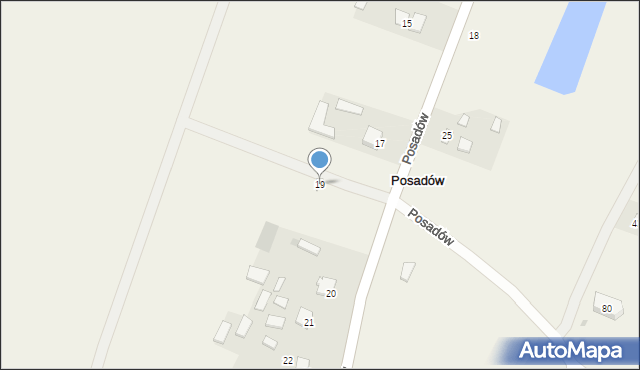 Posadów, Posadów, 19, mapa Posadów