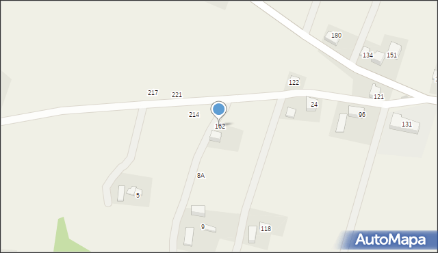 Posadowa Mogilska, Posadowa Mogilska, 162, mapa Posadowa Mogilska