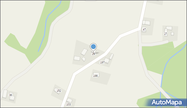 Posadowa Mogilska, Posadowa Mogilska, 29, mapa Posadowa Mogilska