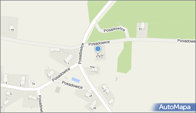 Posadowice, Posadowice, 47a, mapa Posadowice