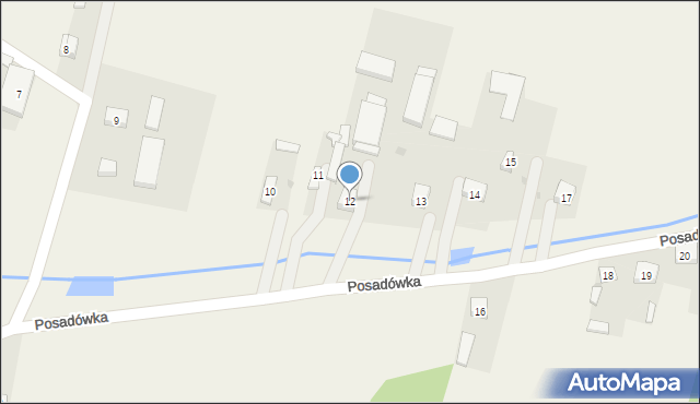 Posadówka, Posadówka, 12, mapa Posadówka