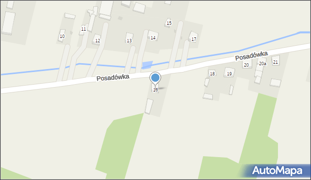 Posadówka, Posadówka, 16, mapa Posadówka