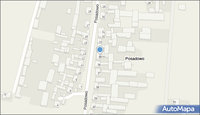 Posadowo, Posadowo, 35, mapa Posadowo