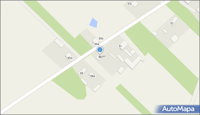 Pościsze, Pościsze, 89, mapa Pościsze