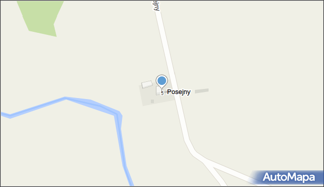 Posejny, Posejny, 5, mapa Posejny