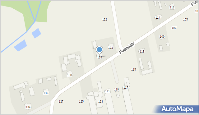 Posiadały, Posiadały, 128, mapa Posiadały