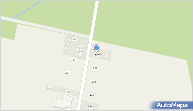 Posiadały, Posiadały, 240, mapa Posiadały