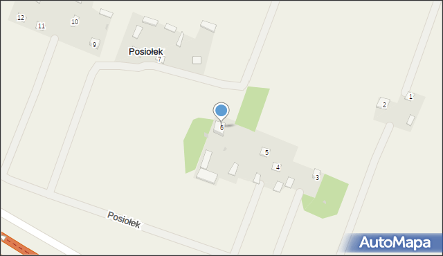 Posiołek, Posiołek, 6, mapa Posiołek