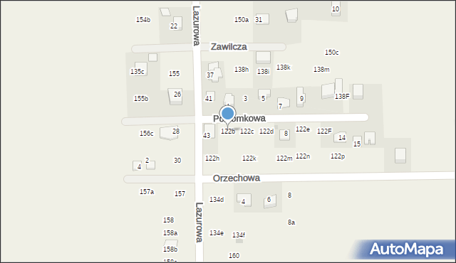 Poskwitów, Poskwitów, 122b, mapa Poskwitów