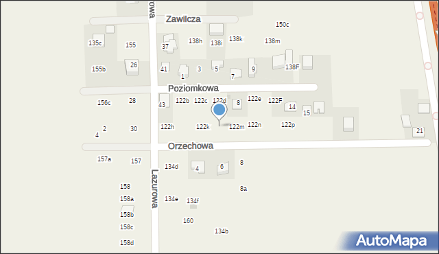 Poskwitów, Poskwitów, 122l, mapa Poskwitów